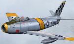 FSX/FS2004 SectionF8 F-86 Sabre of The Hunters Textures